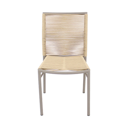 Cadeira Panamá Alumínio Fendi e Corda Náutica Areia