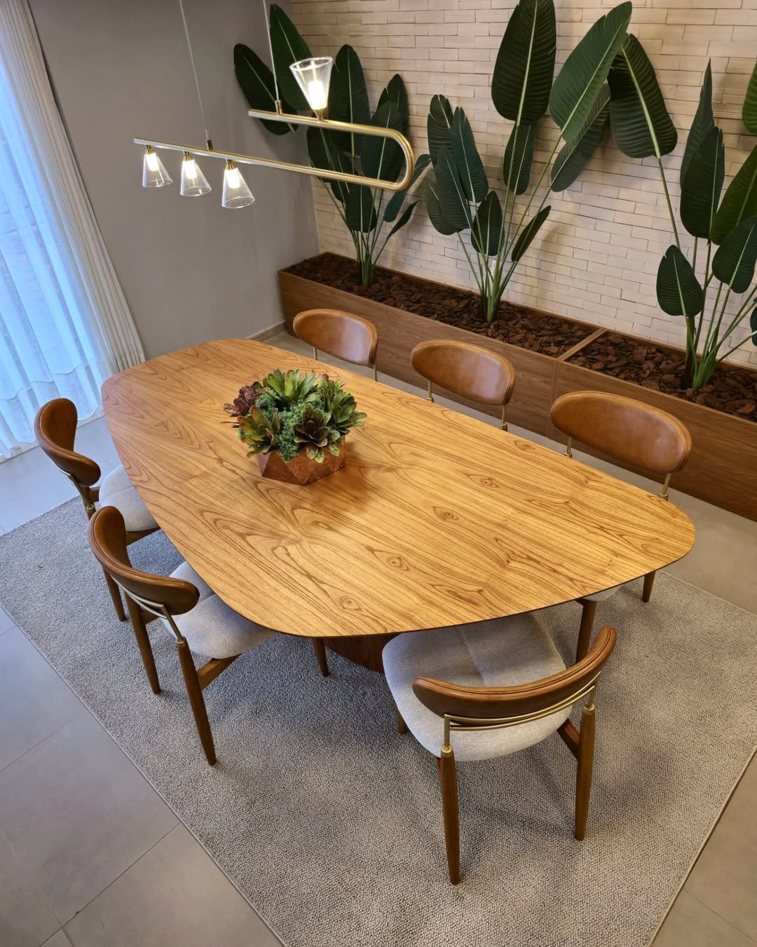 Adara Chair Natural Wood Black Metal Upholstered Fabric Seat BR6000