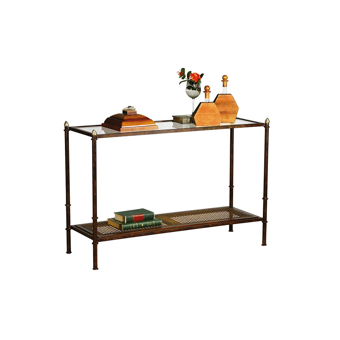Majestic Sideboard 125x45x80cm Wood, Iron and Natural Straw