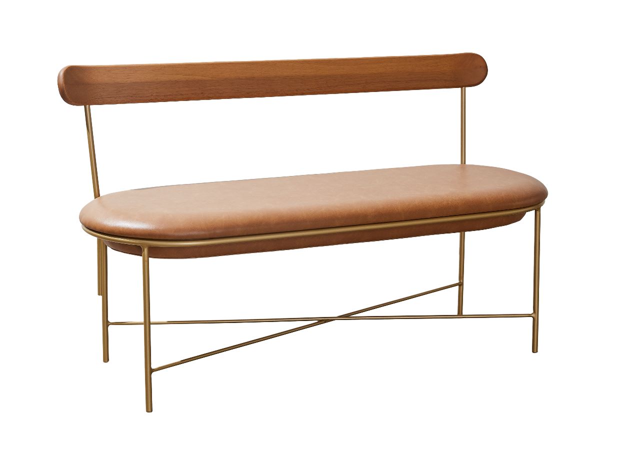 Moca II Iron Bench FR-20 Fabric 126