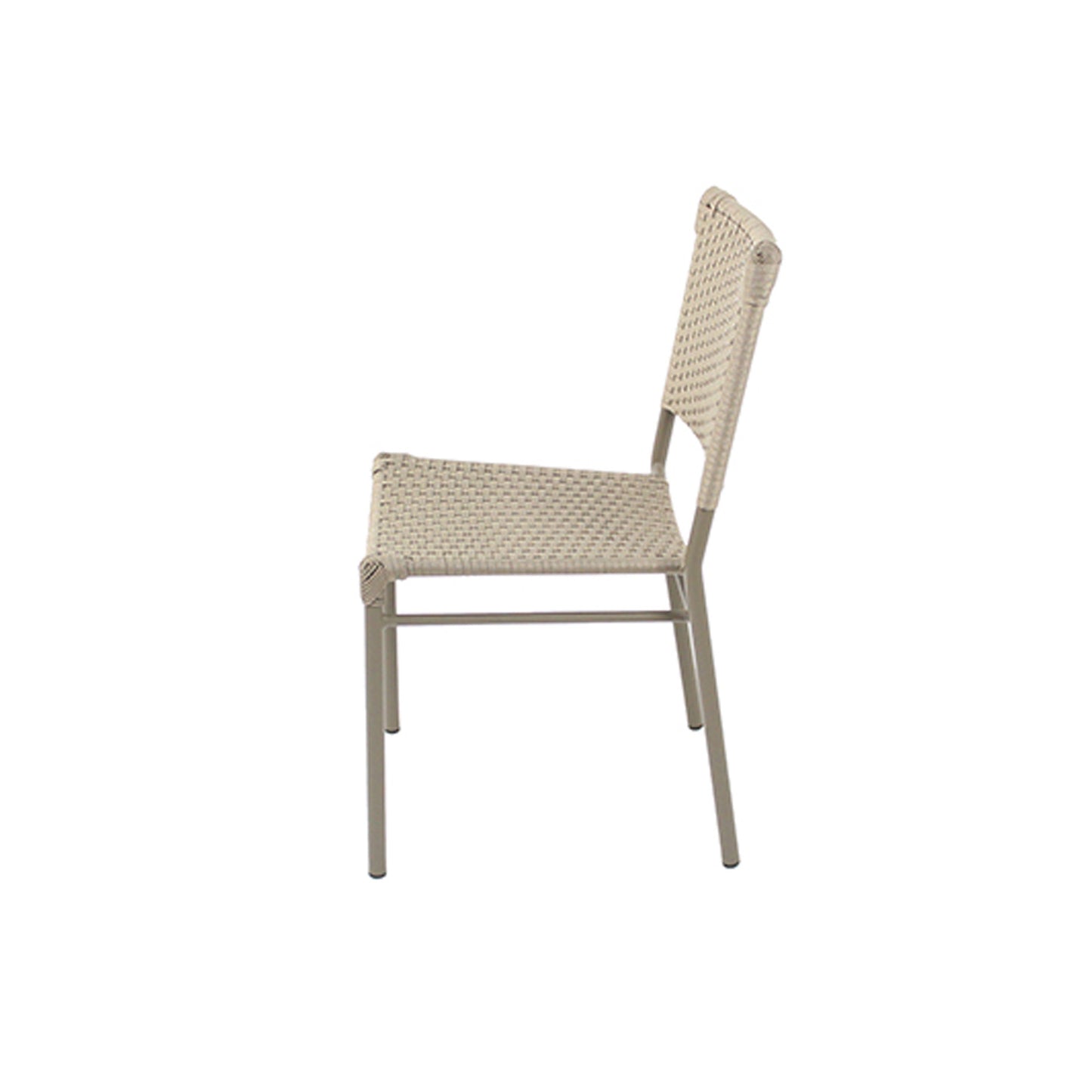 Silla India Aluminio Fendi Color y Cuerda Náutica Color Arena