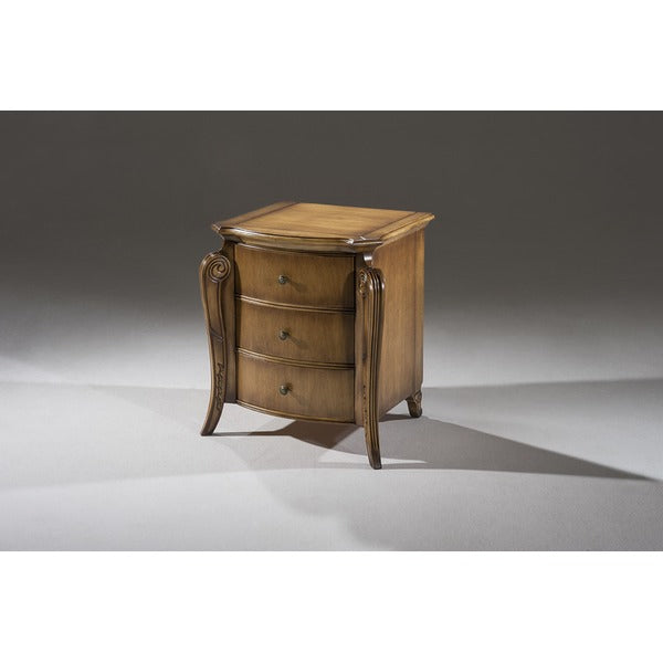 Ambiente 1 com Mesita de noche Hillux 64x52x69cm madera envejecida