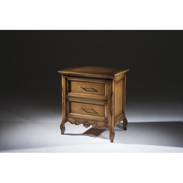 Ambiente 1 com Mesa Auxiliar Mesita De Noche De Lujo 64x47x71cm Madera Envejecida