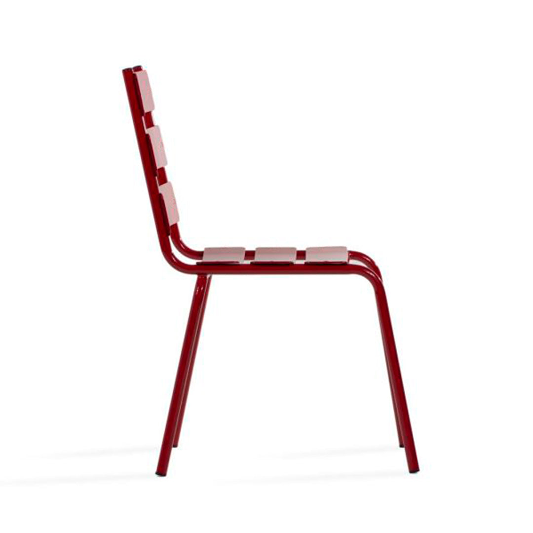 Itaipú Aluminum Chair Red Color