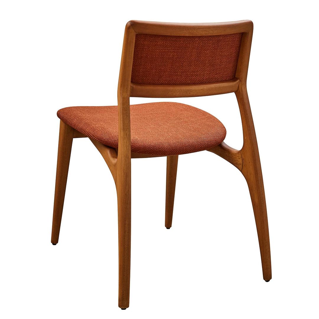Sillón Elevador de Madera Canela con Respaldo y Asiento Tapizado en Tela 162