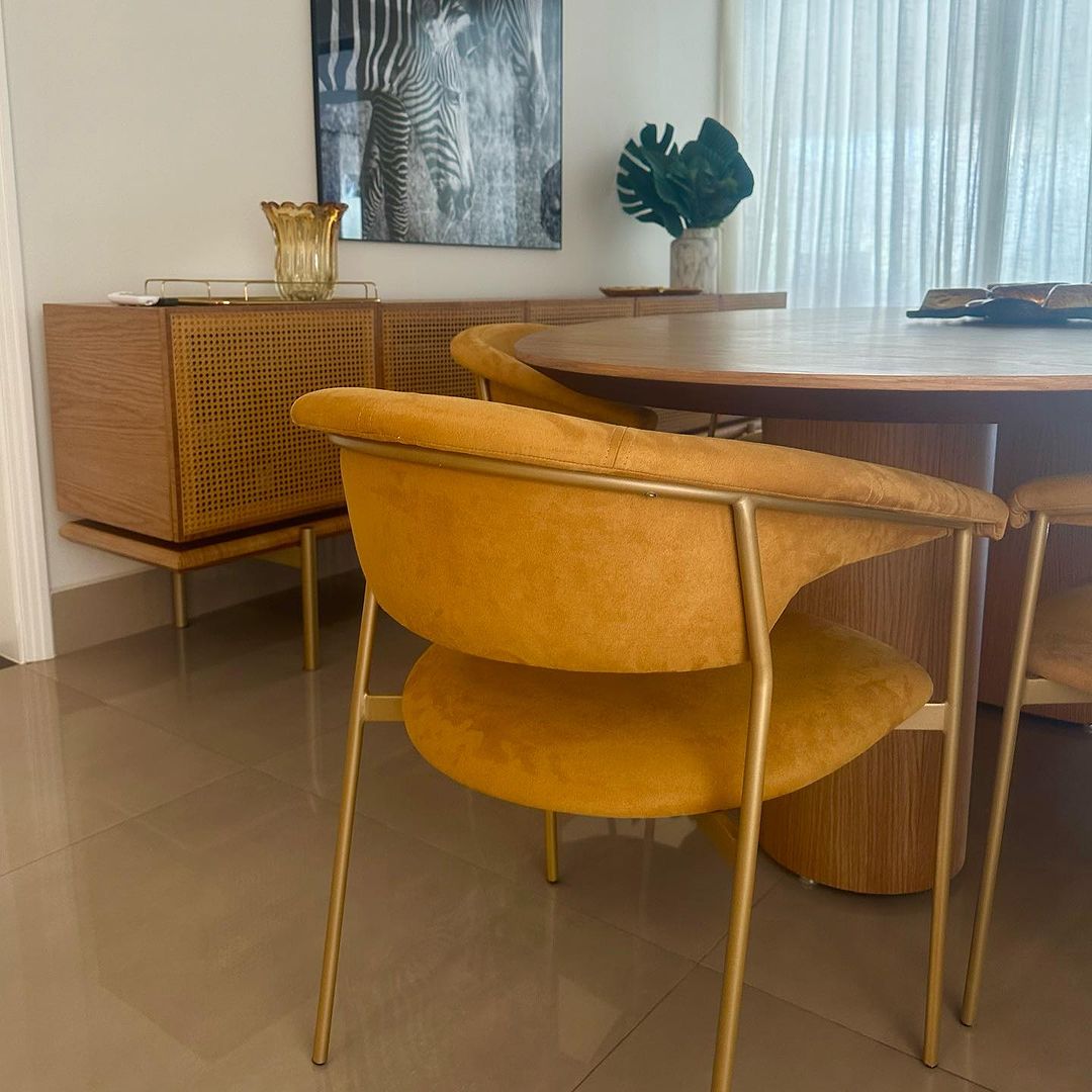 Silla Sligo Iron Color FR-20 Respaldo y Asiento Tapizado Tela 155