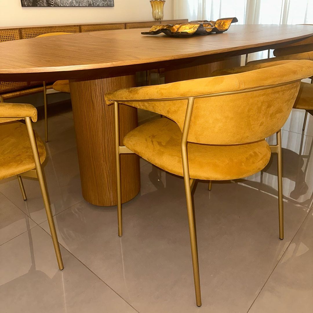 Silla Sligo Iron Color FR-20 Respaldo y Asiento Tapizado Tela 155