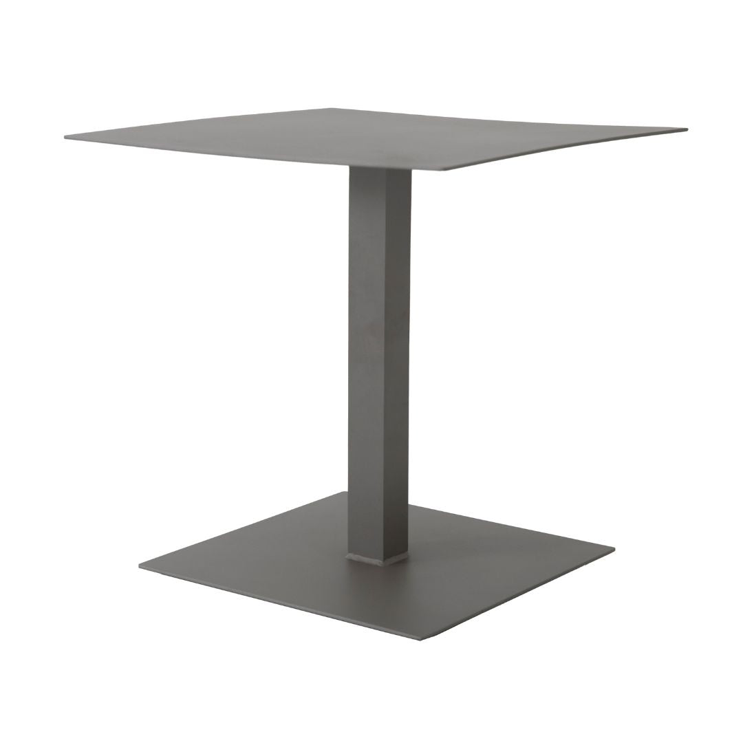 La Grand Side Table 50x50cm Aluminum Gray Color