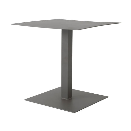 La Grand Side Table 50x50cm Aluminum Gray Color