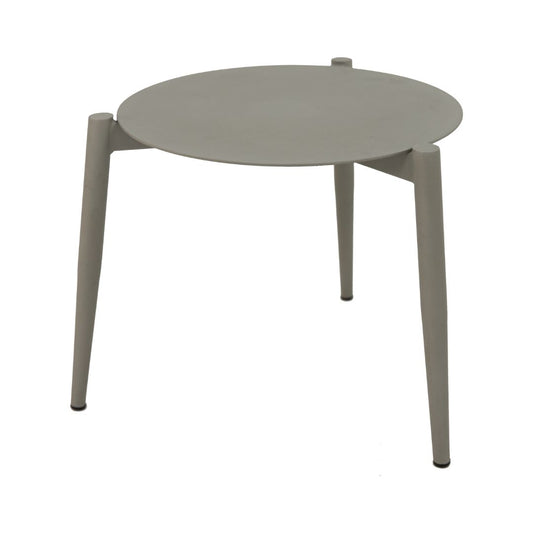 Veredas Side Table 40cm Aluminum Beige Color