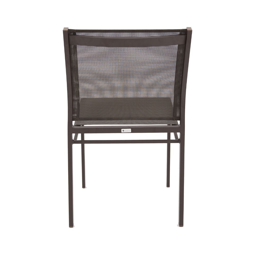 National Chair, Champagne Color, Aluminum, Beige Color Fabric