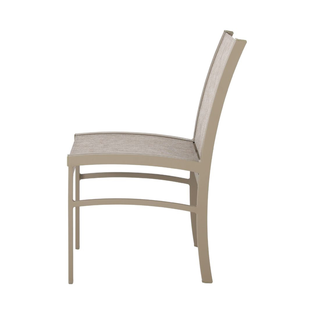 Amélia Chair Aluminum Fendi Color Mixed Bronze Color Fabric