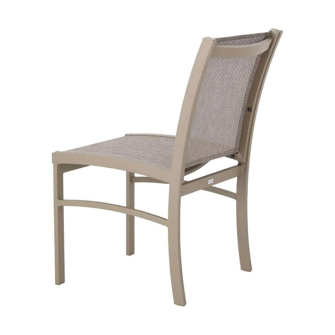 Amélia Chair Aluminum Fendi Color Mixed Bronze Color Fabric