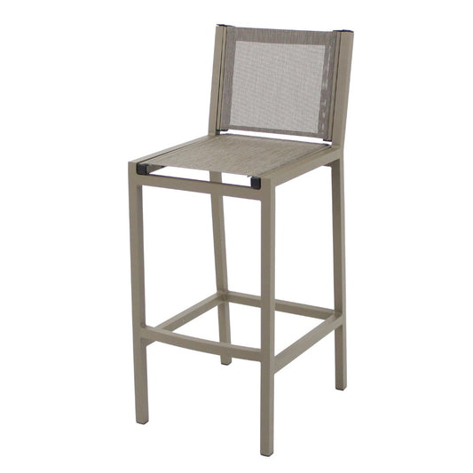 Angra Aluminum Stool Fendi Color Mixed Bronze Color Fabric