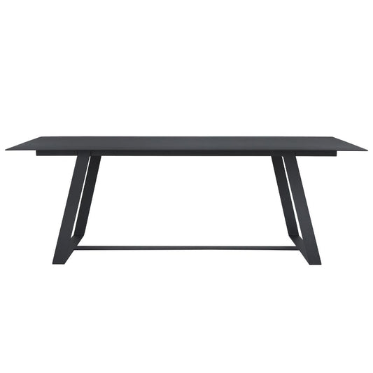 Chicago Dining Table 220x100cm Aluminum Lead Color