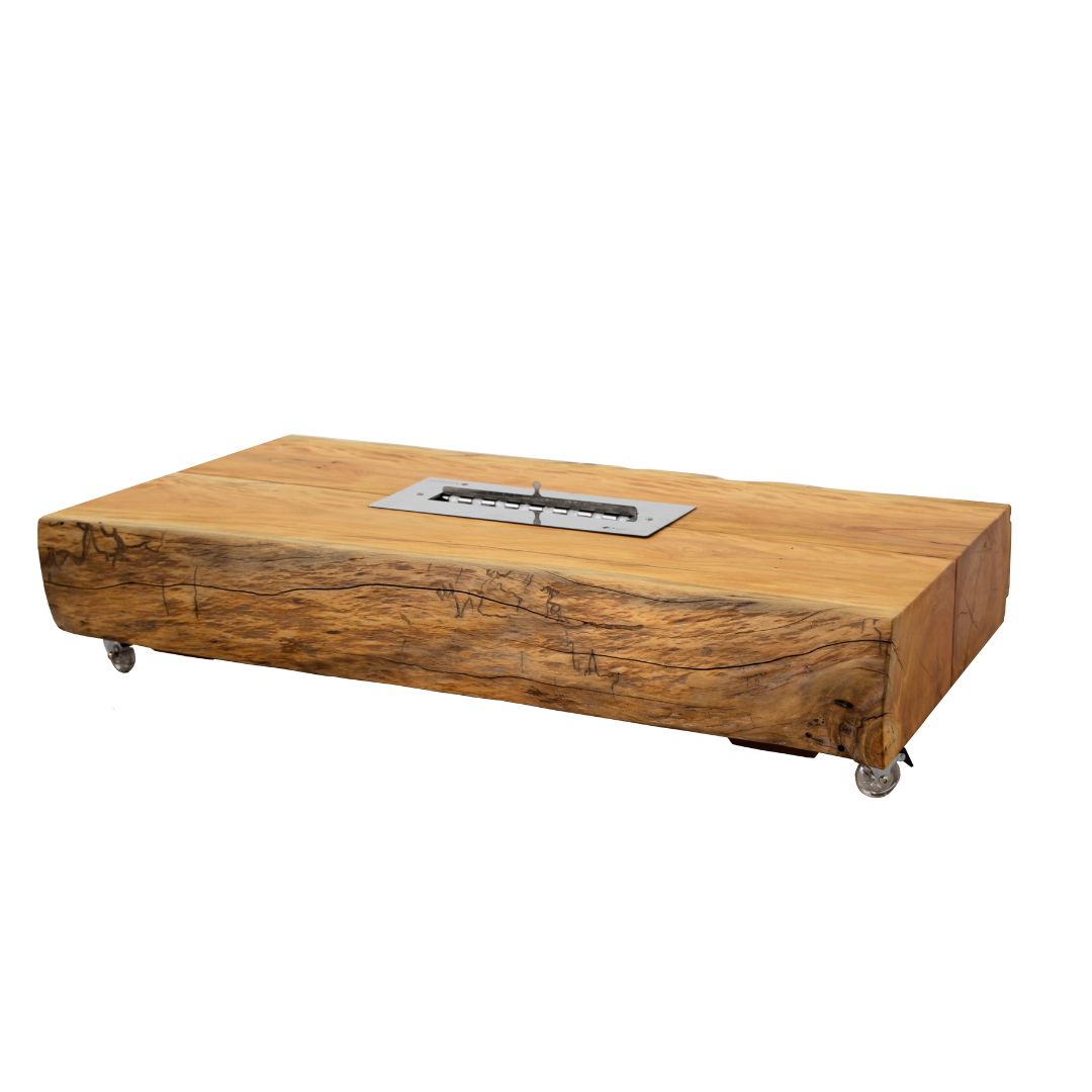 Mesa de centro Ettore con chimenea 110x55cm