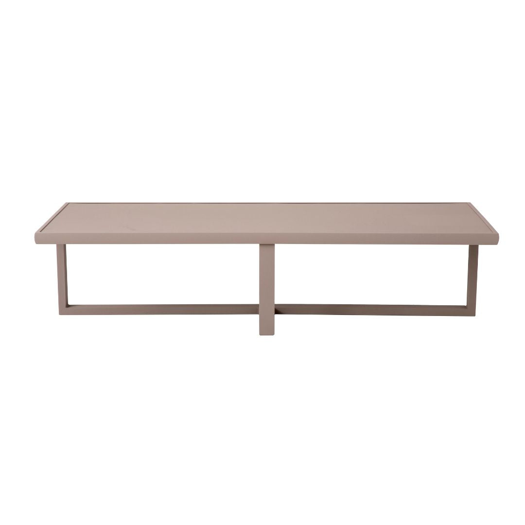 Mesa de Centro Lua 150x61cm Aluminio Color Champán