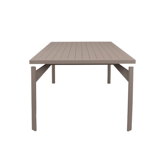 La Grand Dining Table 220x100cm Aluminum Champagne Color
