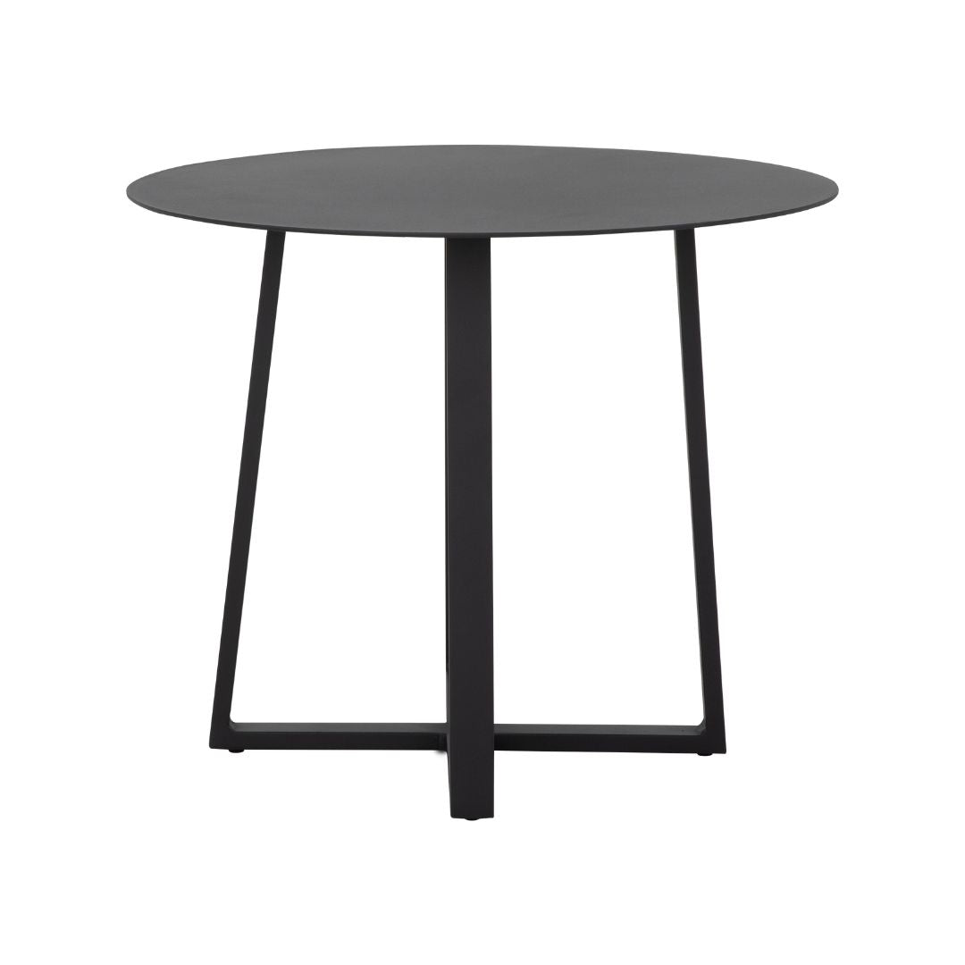 Mesa de Centro Jasmine 60cm Aluminio Color Negro