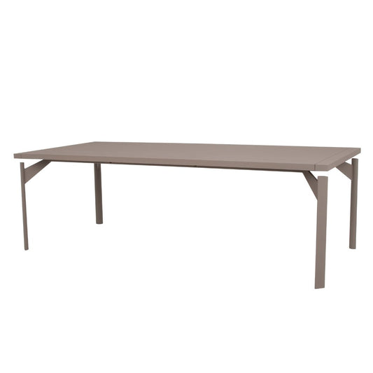 La Grand Dining Table 220x100cm Aluminum Champagne Color