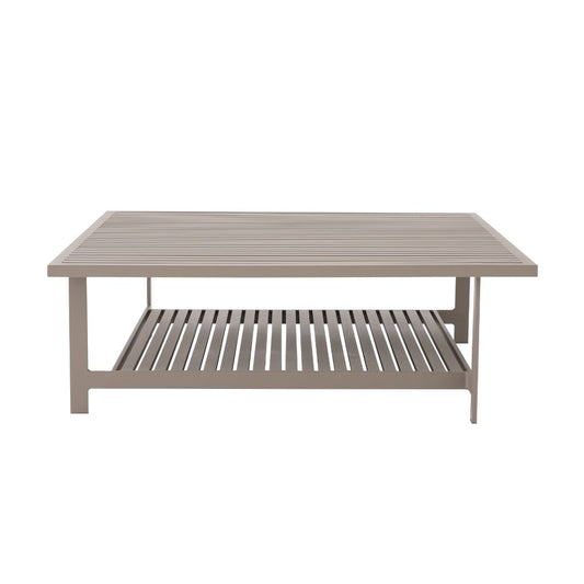 Angra Coffee Table 89x82cm Aluminum Champagne Color