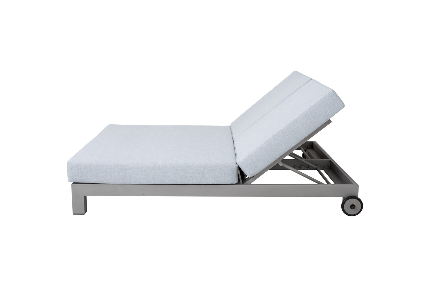 Afrodite Aluminum Sun Lounger Gray Color