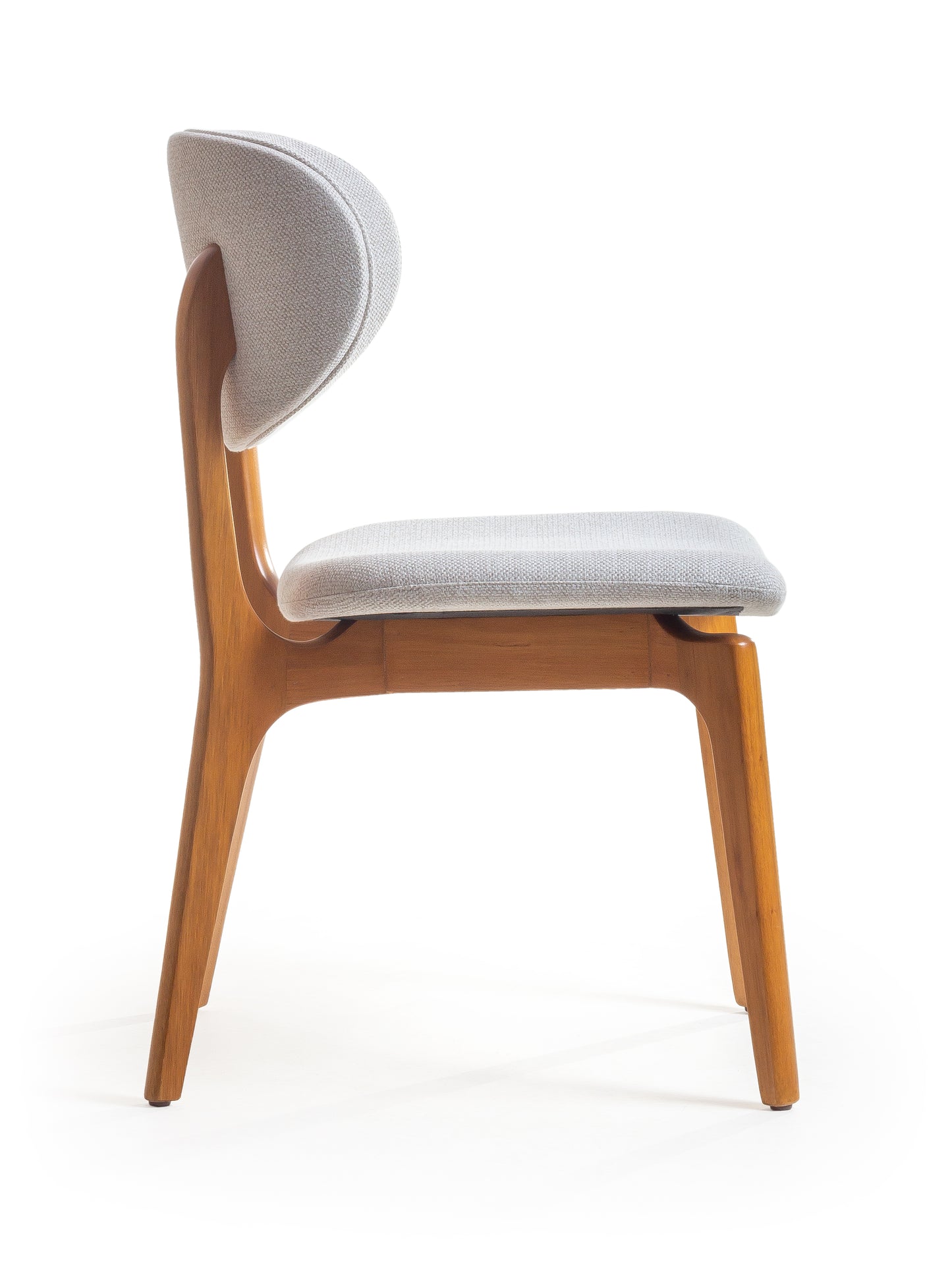 Silla de pintura de madera Elis 60 asientos tapizada en tela AB1016