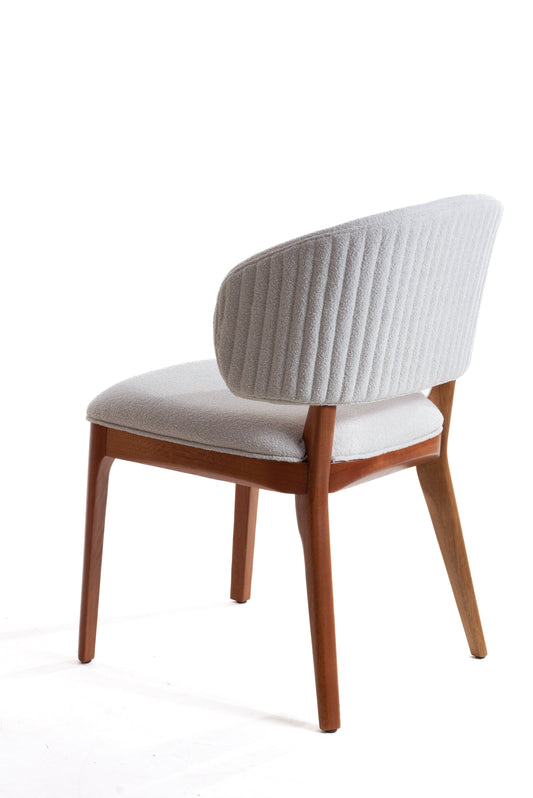 Silla para pintar en madera Ester 30 Asiento tapizado en tela BR6004