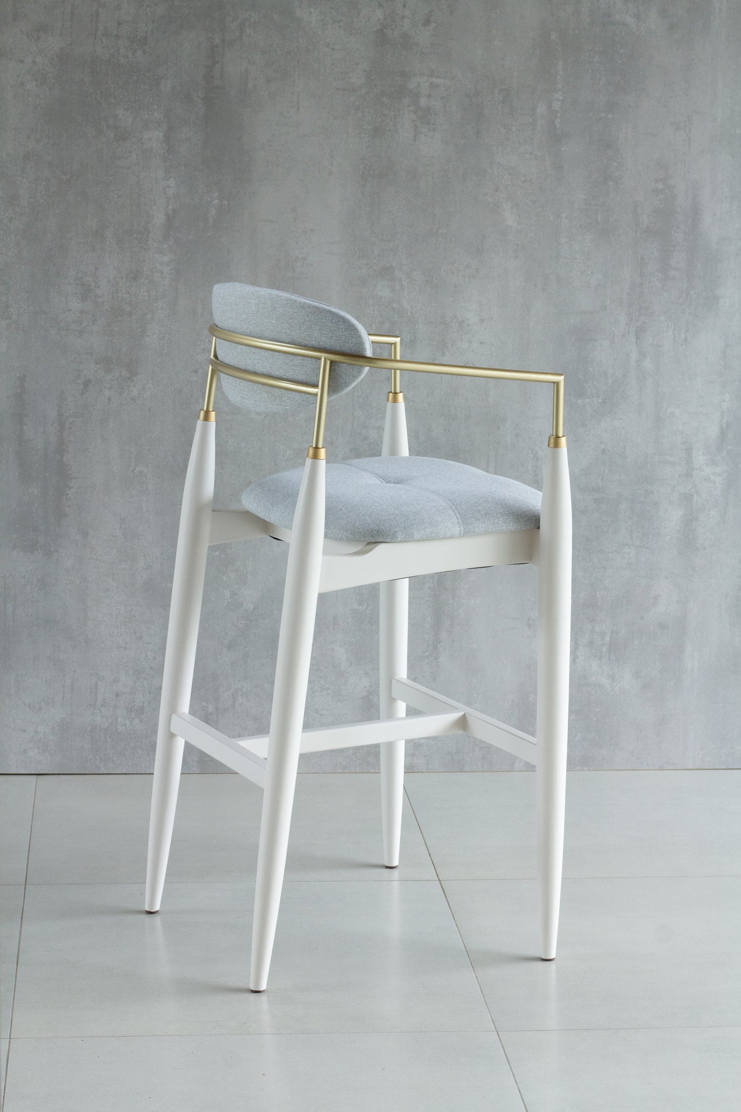 Taburete Moana Madera 60 Asiento Tapizado BR5000