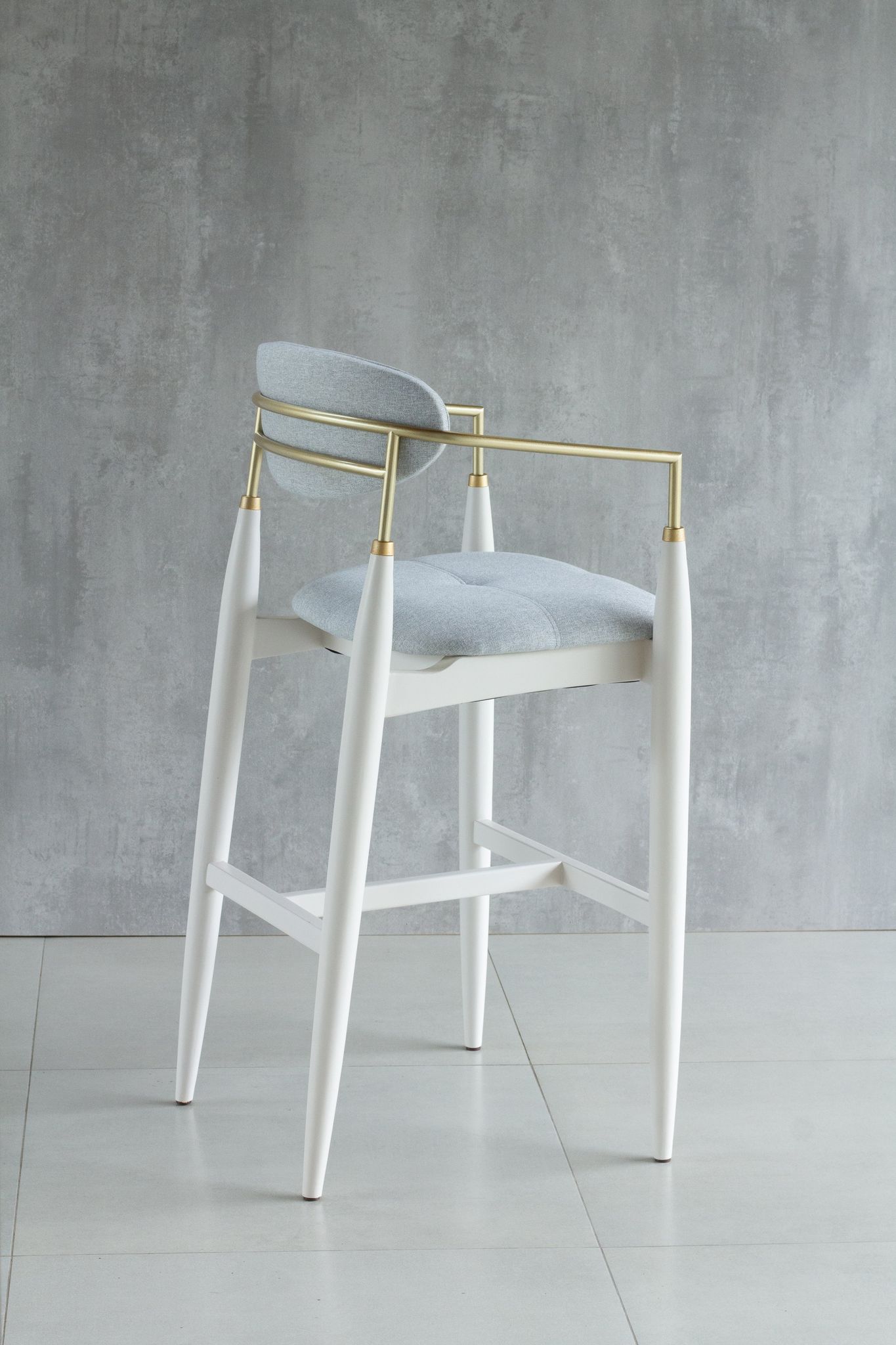Taburete Moana Madera 60 Asiento Tapizado BR5000 | Toth Móveis