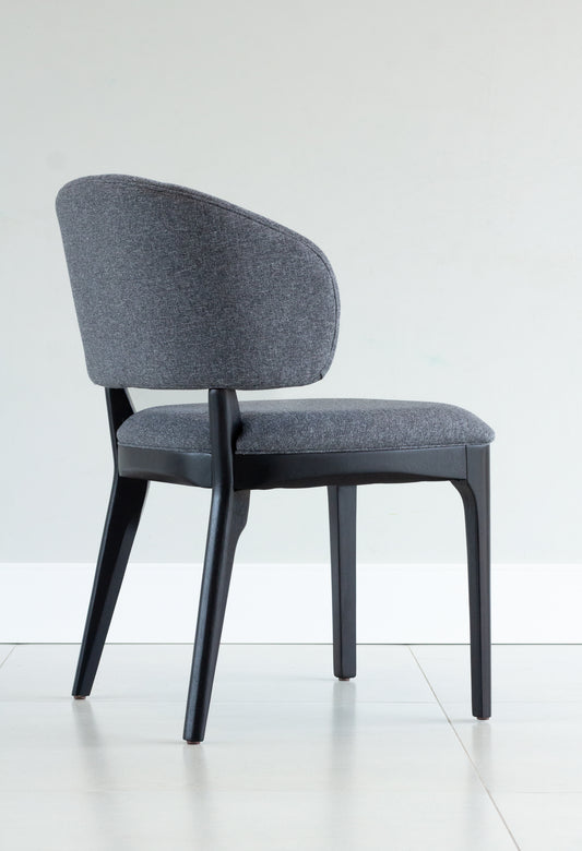 Silla para pintar en madera Ester 30 Asiento tapizado en tela BR6004