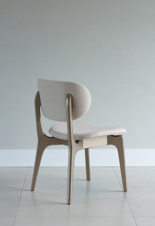 Silla de pintura de madera Elis 60 asientos tapizada en tela AB1016