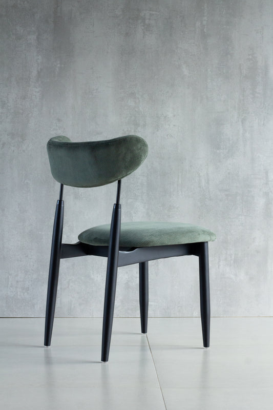 Taburete Olívia Madera 20 Asiento Respaldo Paja Hexagonal Tapizado Tela AQ8014