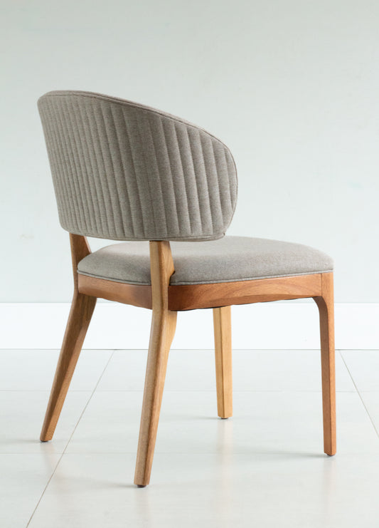 Silla para pintar en madera Ester 30 Asiento tapizado en tela BR6004