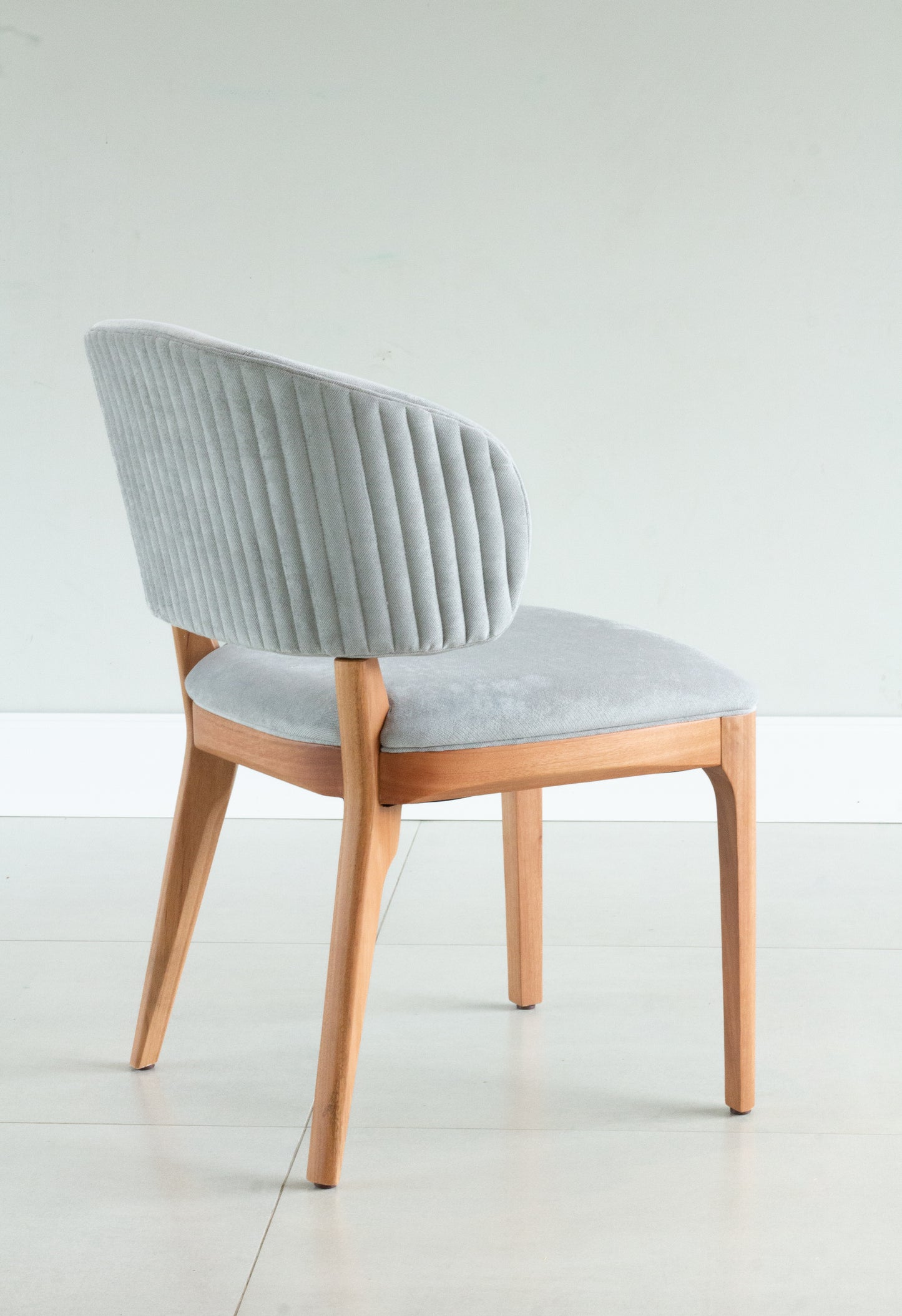 Silla para pintar en madera Ester 30 Asiento tapizado en tela BR6004