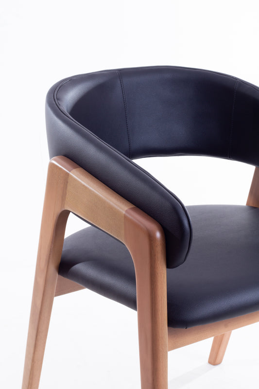 Olivia Stool Wood 20 Hexagonal Straw Backrest Upholstered Fabric Seat AQ8014