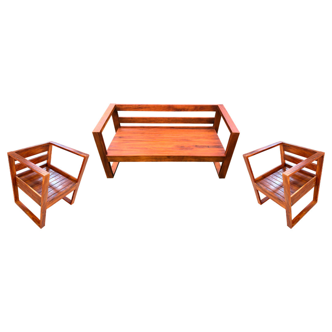 Tanigava Solid Wood Bench Set