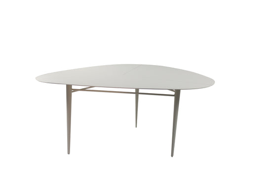Lucci Table 170x149cm Aluminum Beige Color