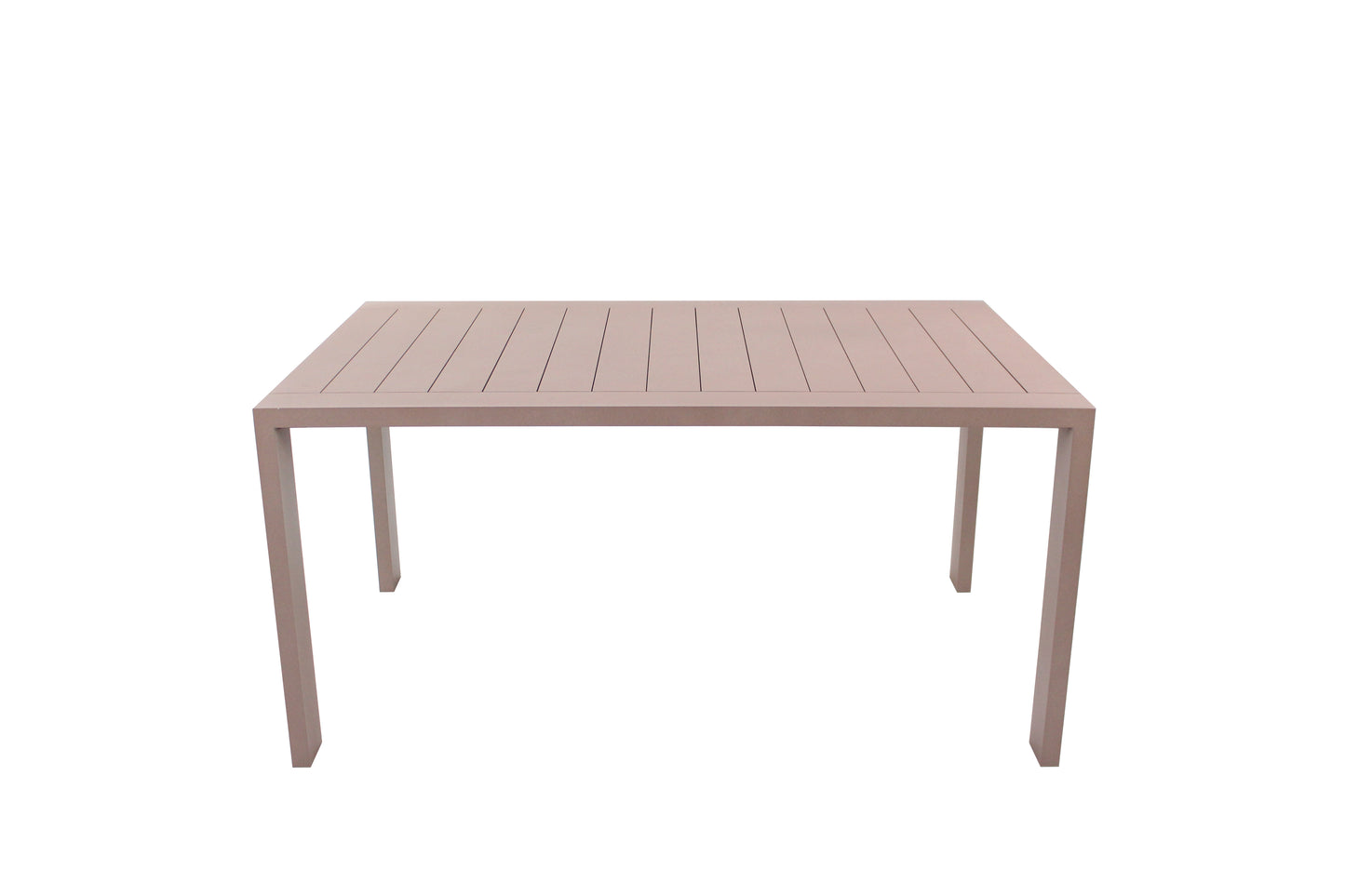 Mesa de Comedor Victus 220x100cm Color Aluminio Fendi