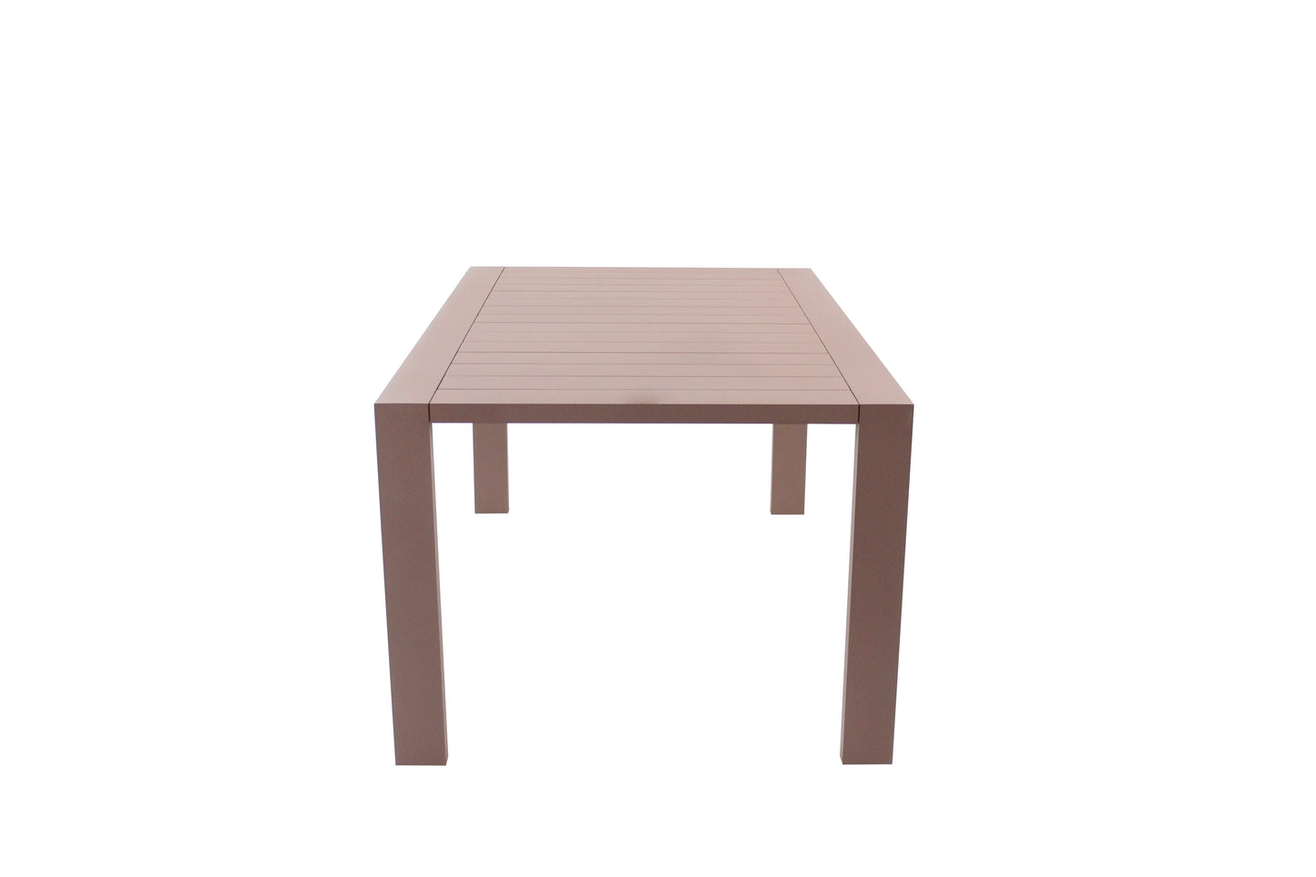 Mesa de Comedor Victus 220x100cm Color Aluminio Fendi