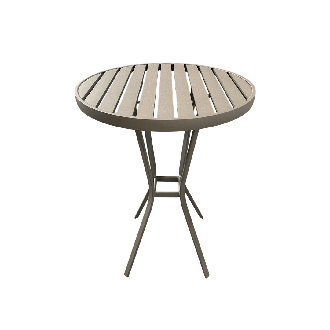 Mesa Bistrô Redondo Star 60cm Alumínio cor Fendi