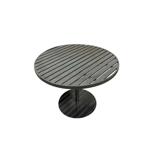 Mesa Oreo Alumínio 90cm Tampo Frisado