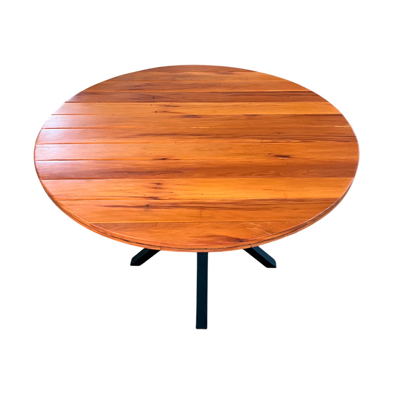 Mesa Volt Madeira 120cm Tampo Ripado | Toth Móveis