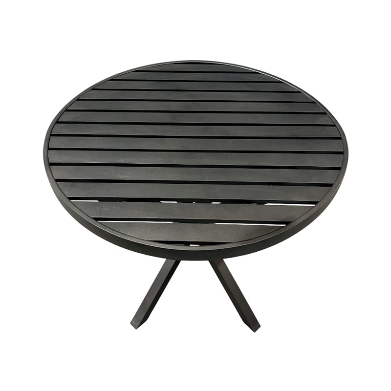 Mesa Volt 90cm Alumínio Cor Preto | Toth Móveis