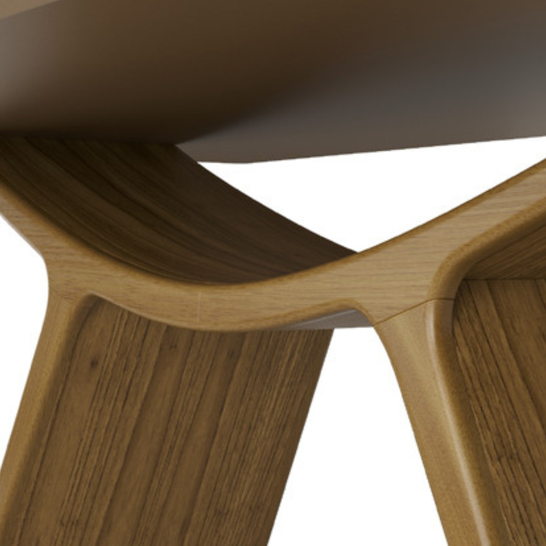 Find Dining Table with Solid Tauari Wood Base and Glass Top 180x90x77cm