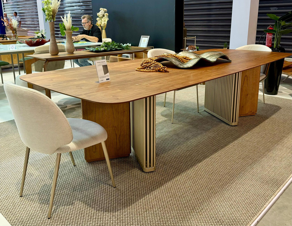 Bonita Mesa de Comedor Madera 180x90cm - 8 Plazas | Toth Móveis