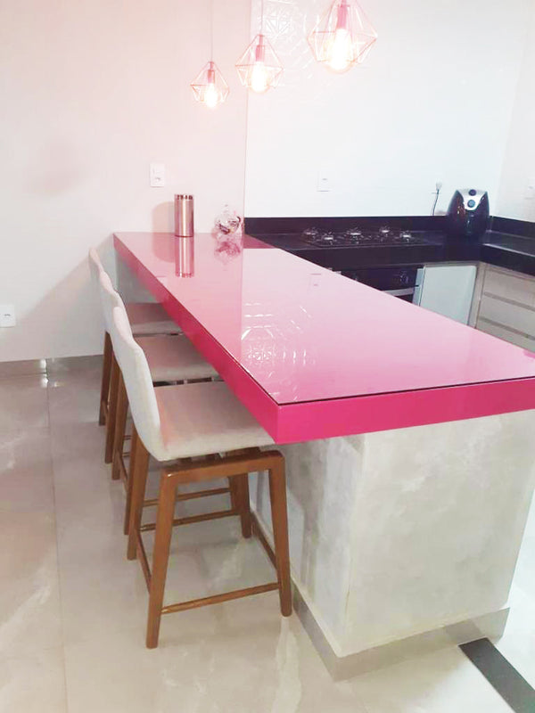 Ambiente 3 com Banqueta Horus Madeira Estofada Facto Perolado 3422