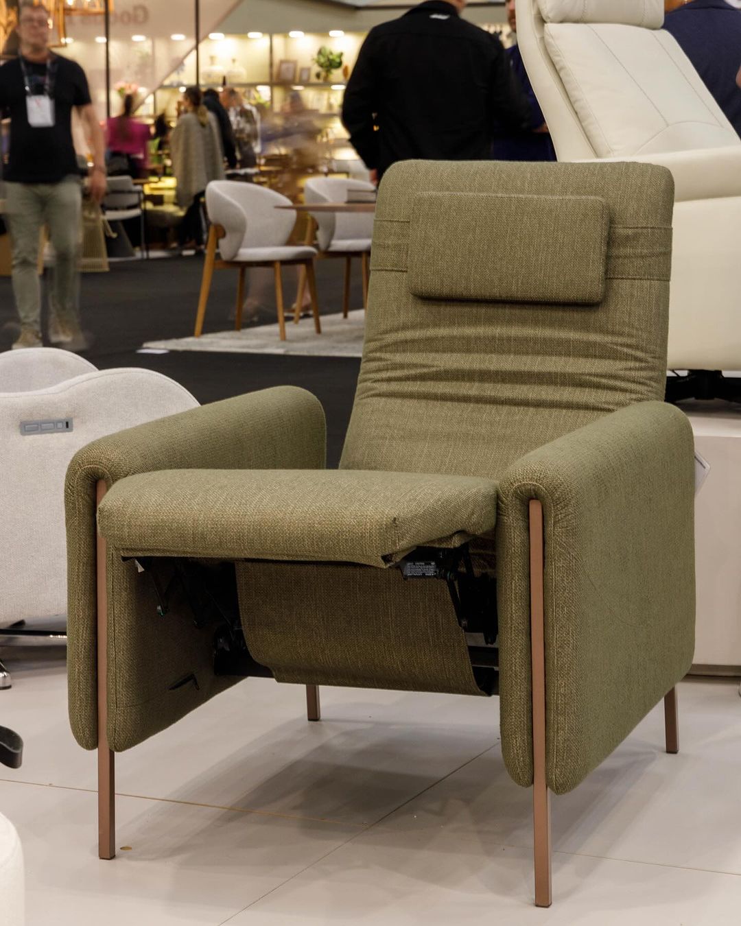 Belize Two Way Armchair Upholstered Fabric Backrest and Seat C-1018