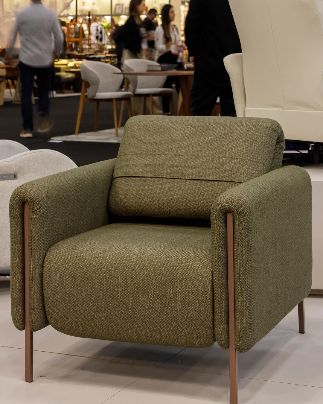 Belize Two Way Armchair Upholstered Fabric Backrest and Seat C-1018