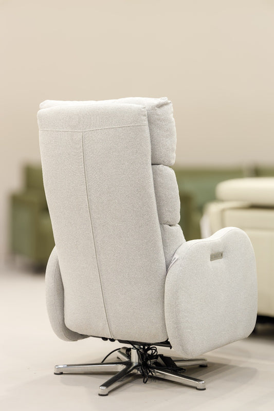 Sanremo Electric Armchair Upholstered Fabric Backrest and Seat C-1011
